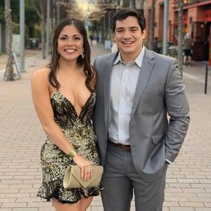 Hello Molly black sparkly dress